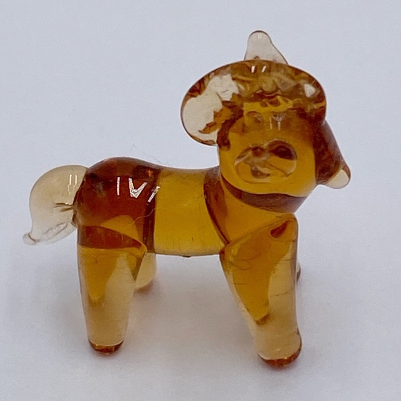 Glass Miniature Animal Figurines Hand Blown Lot Of 3 - Picture 3 of 7